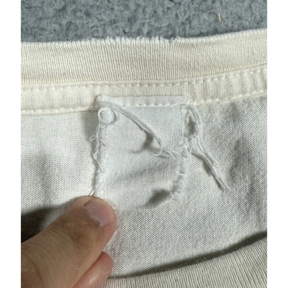 Vtg Ice‎ Cube It Was a Good Day White T-Shirt Adult XS Distressed Single Stitch